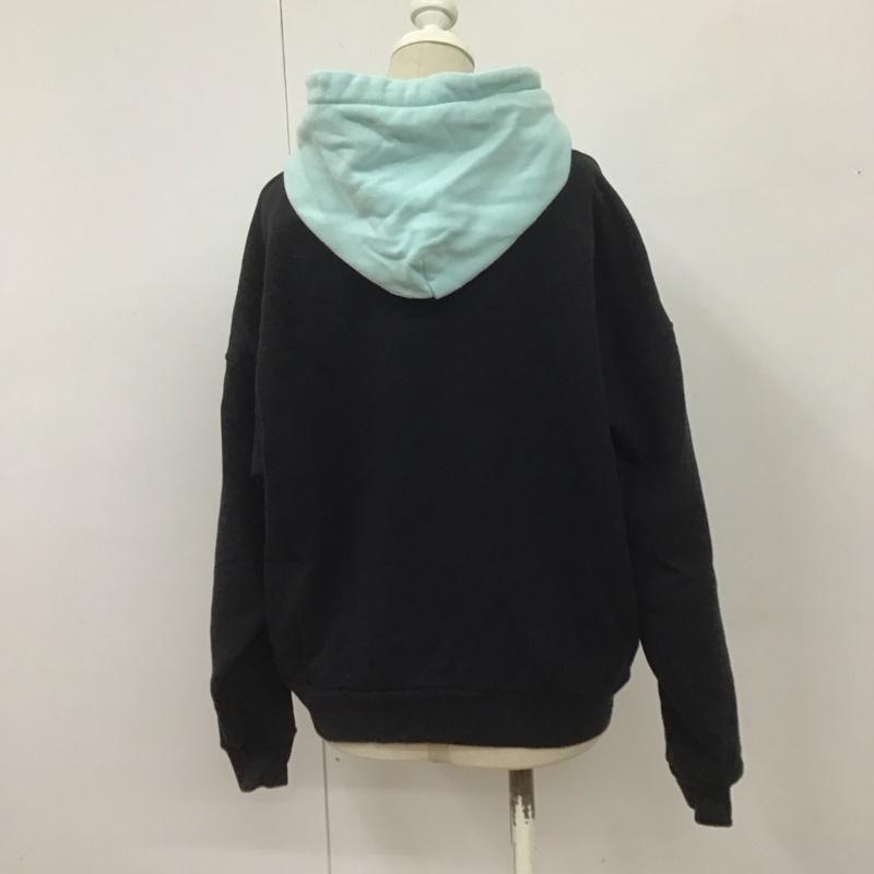 バンズ VANS パーカー 長袖 420AAA01-0060 ロデオクラウン S プリント X ロゴ、文字 黒 / ブラック / レディース USED 古着 中古 10108504