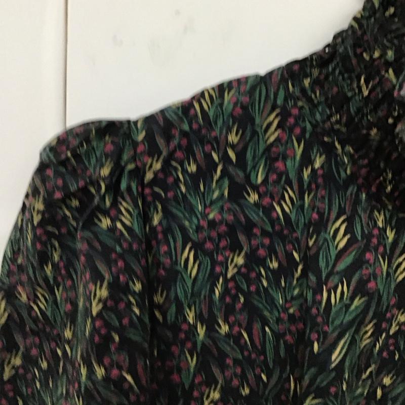 ザラ ZARA カットソー 長袖 2070/001/800 balloons puffy sleeves high neck top M 総柄 マルチカラー / マルチカラー / レディース USED 古着 中古 10131851