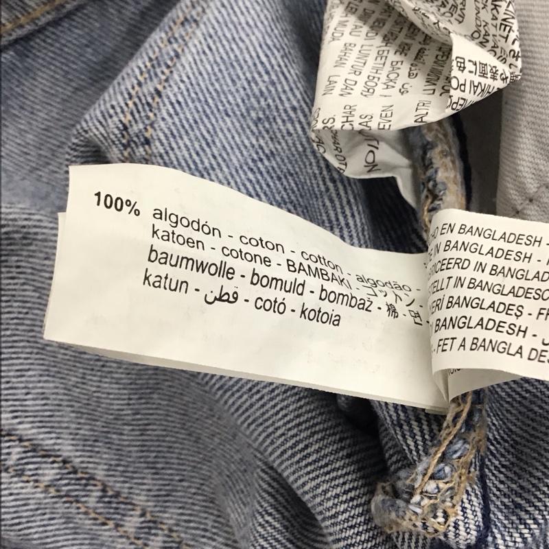 ザラ ZARA パンツ デニム、ジーンズ 40 無地 水色 / ライトブルー / メンズ USED 古着 中古 10134977