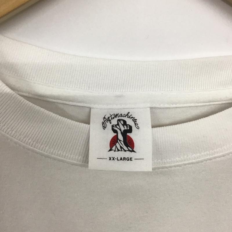 ソフトマシーン Softmachine Tシャツ 半袖 半袖カットソー プリントTシャツ クルーネックカットソー XXL ロゴ、文字 白 / ホワイト / メンズ USED 古着 中古 10137639