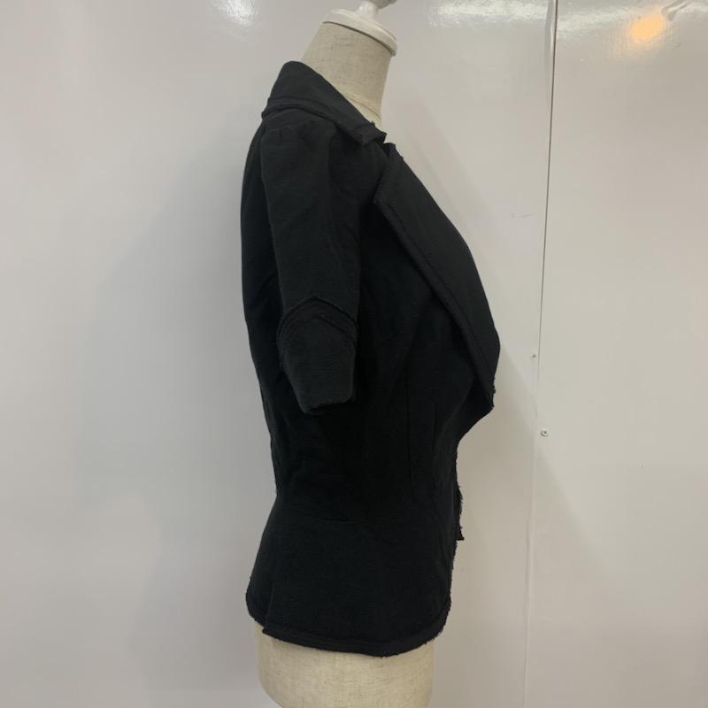 ジルスチュアート JILLSTUART ジャケット、上着 ジャケット、ブレザー 半袖 S 無地 黒 / ブラック / レディース USED 古着 中古 10041508
