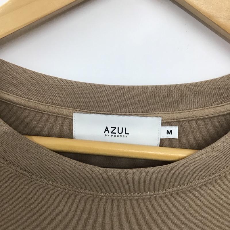 アズールバイマウジー AZUL BY MOUSSY トレーナー 長袖 250DAA80-231H SLEEVE TUCK SWEAT TOPS M 無地 茶 / ブラウン / レディース USED 古着 中古 10130193