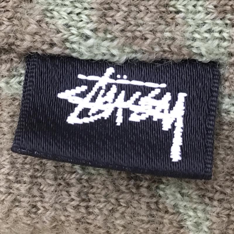 ステューシー STUSSY ニット、セーター 長袖 PAISLEY SWEATER ペーズリーセーター M ペイズリー 緑 / グリーン / メンズ USED 古着 中古 10135820