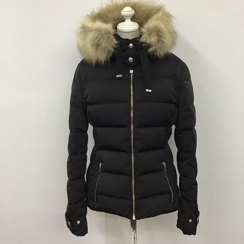 ザラ ZARA ジャケット、上着 ジャンパー、ブルゾン ジップアップジャケット ジャンパー ジャケット ダウンジャケット アウター S 無地 黒 / ブラック / レディース USED 古着 中古 10122799