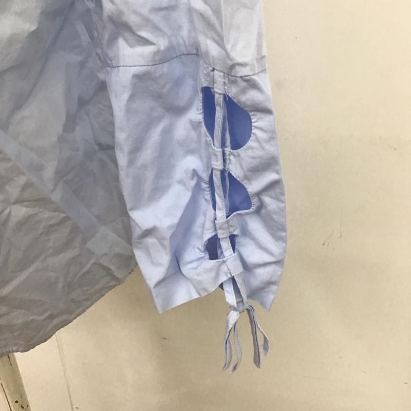 ザラ ZARA シャツ、ブラウス 長袖 長袖シャツ 無地シャツ カラーシャツ XS 無地 水色 / ライトブルー / レディース USED 古着 中古 10126887