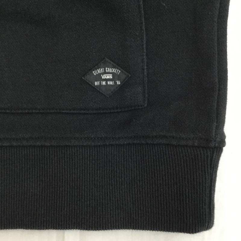 バンズ VANS パーカー 長袖 M ロゴ、文字 黒 / ブラック / メンズ USED 古着 中古 10136082