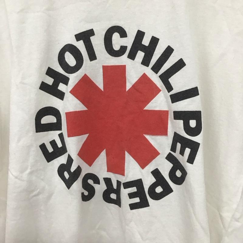 ギルダン GILDAN Tシャツ 半袖 半袖カットソー プリントTシャツ クルーネックカットソー バンドTシャツ M ロゴ、文字 白 / ホワイト / メンズ USED 古着 中古 10139814