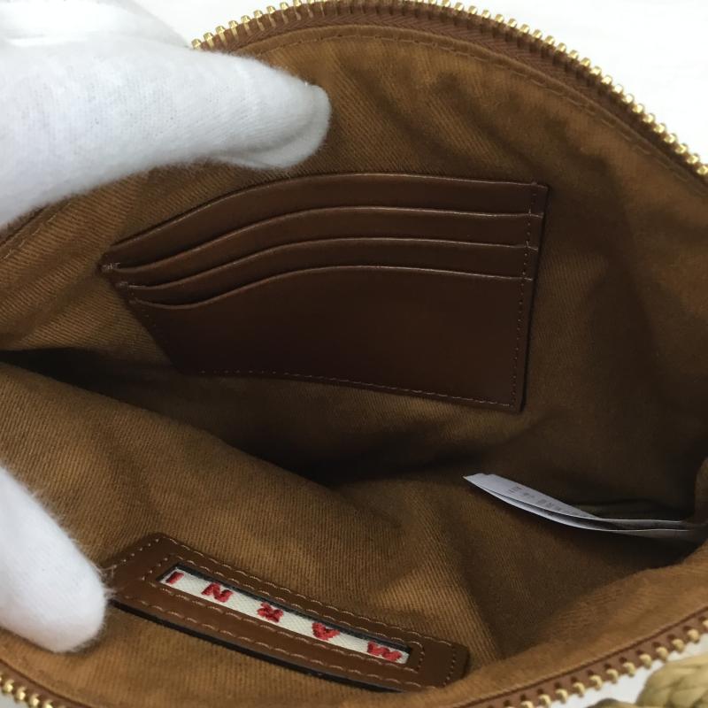 マルニ MARNI ショルダーバッグ ショルダーバッグ PHMO0011U1 ミニショルダー カゴバッグ ロゴ、文字 茶 / ブラウン / レディース USED 古着 中古 10112598