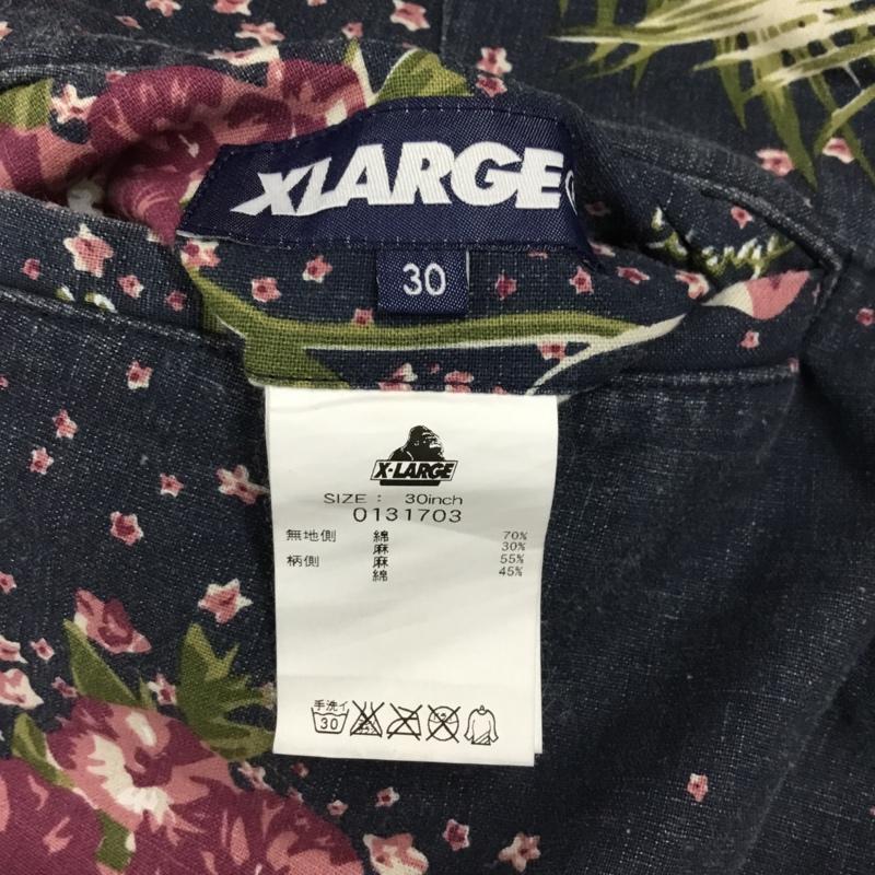 エクストララージ XLARGE パンツ ショートパンツ リバーシブル 30インチ 総柄 マルチカラー / マルチカラー / メンズ USED 古着 中古 10108738