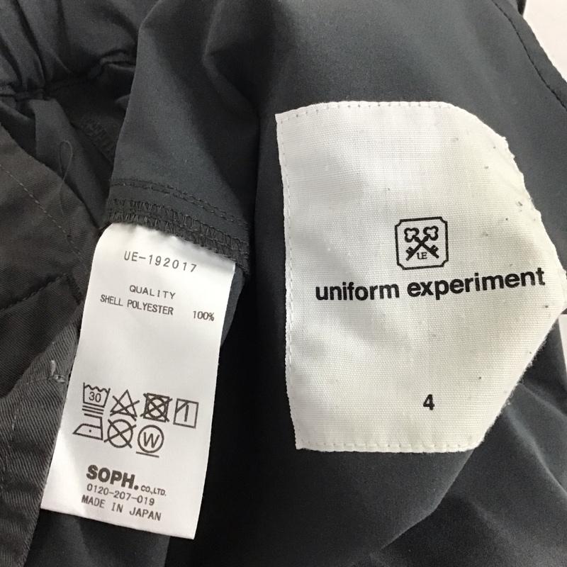 ユニフォームエクスペリメント uniform experiment パンツ ワークパンツ、ペインターパンツ ue-192017 SLIMFITJOGGERPANTS ジャージ 4 無地 灰 / グレー / メンズ USED 古着 中古 10133336