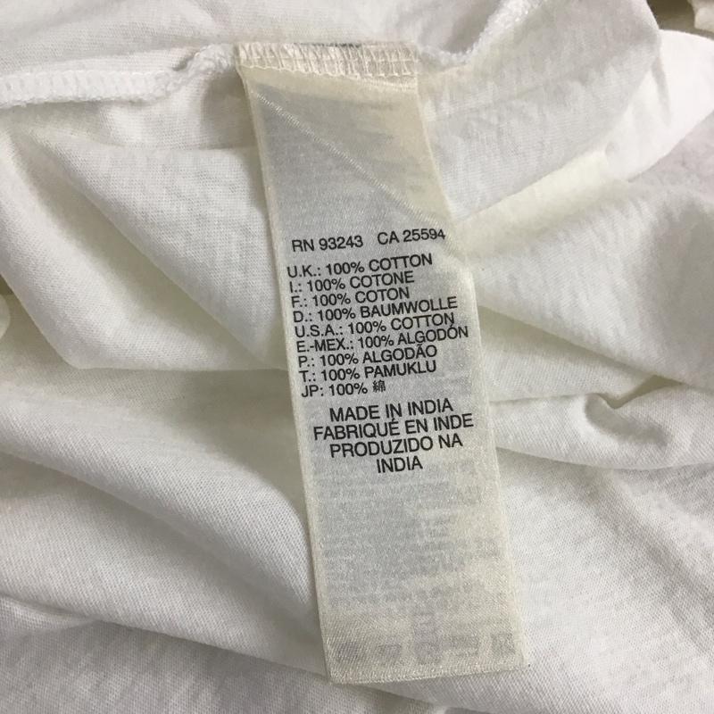 ディーゼル DIESEL Tシャツ 半袖 半袖カットソー プリントTシャツ クルーネックカットソー XS プリント 白 / ホワイト / メンズ USED 古着 中古 10138542