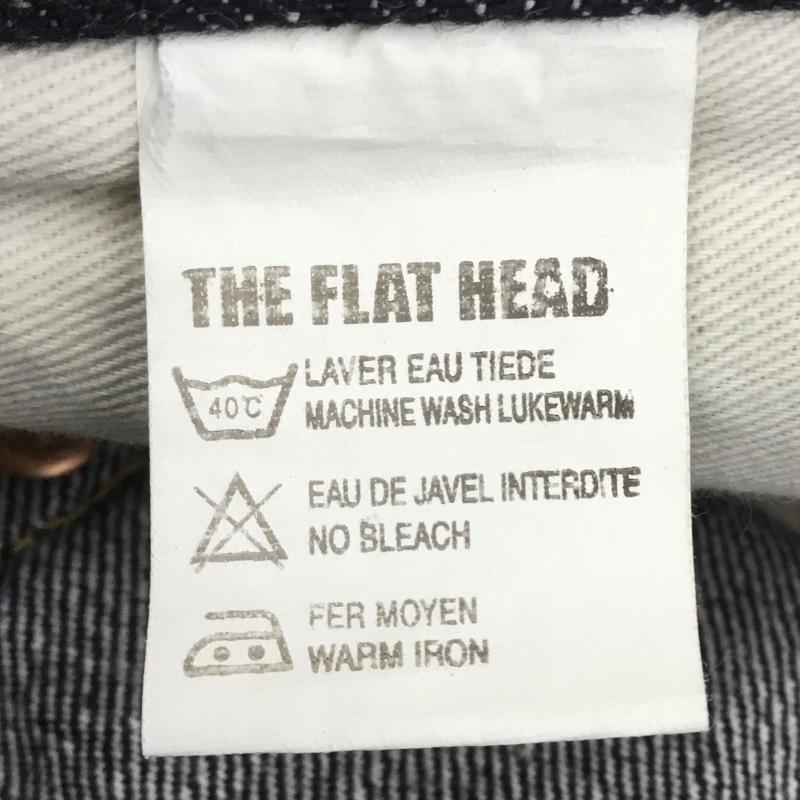 フラットヘッド The Flat Head パンツ デニム、ジーンズ 31インチ 無地 X ロゴ、文字 インディゴ / インディゴ / メンズ USED 古着 中古 10133483