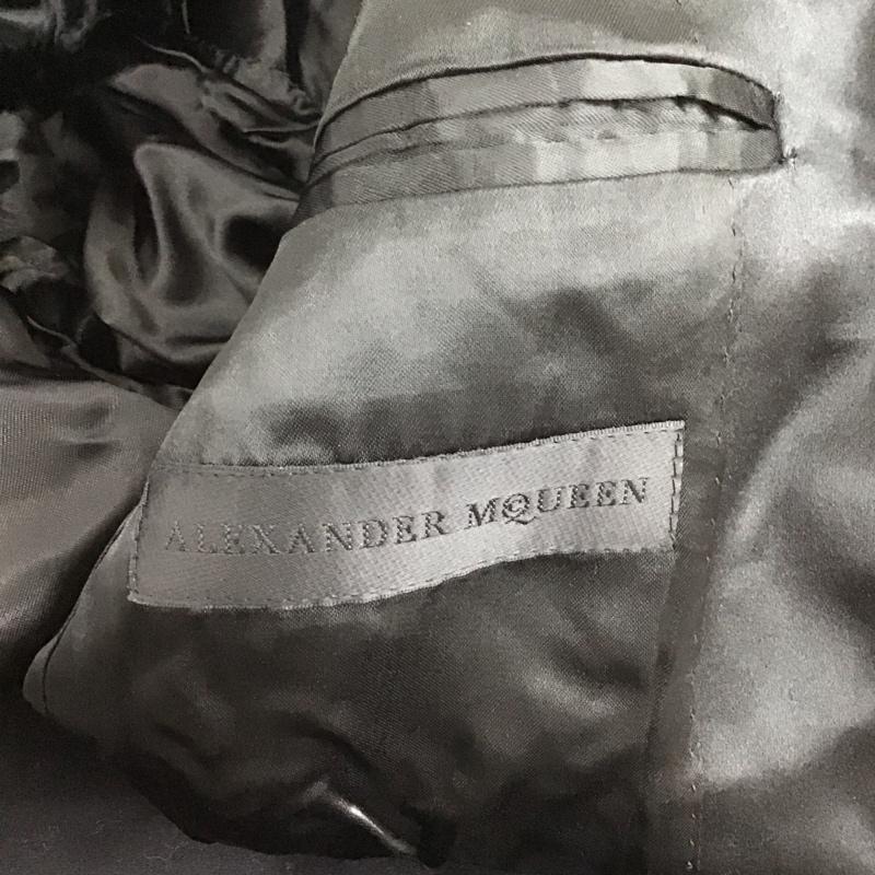 アレキサンダーマックイーン ALEXANDERMCQUEEN ジャケット、上着 ジャケット、ブレザー ロング丈 チェスターコート 46 無地 黒 / ブラック / メンズ USED 古着 中古 10106800