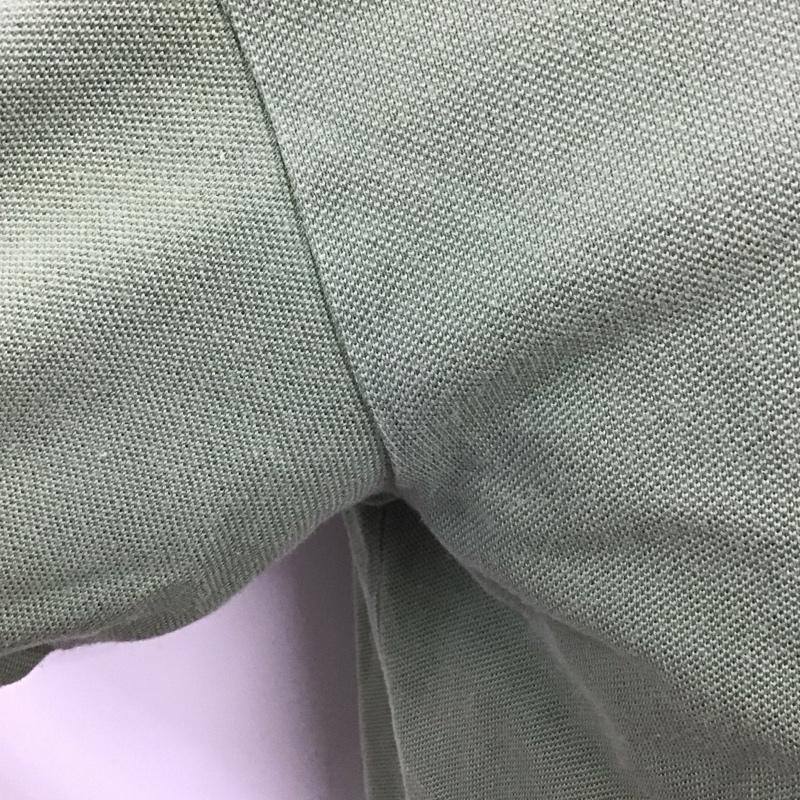 バーバリーズ BURBERRYS ポロシャツ 半袖 半袖ポロシャツ カラーシャツ 半袖カットソー L ロゴ、文字 カーキ / カーキ /  メンズ USED 古着 中古 10112756