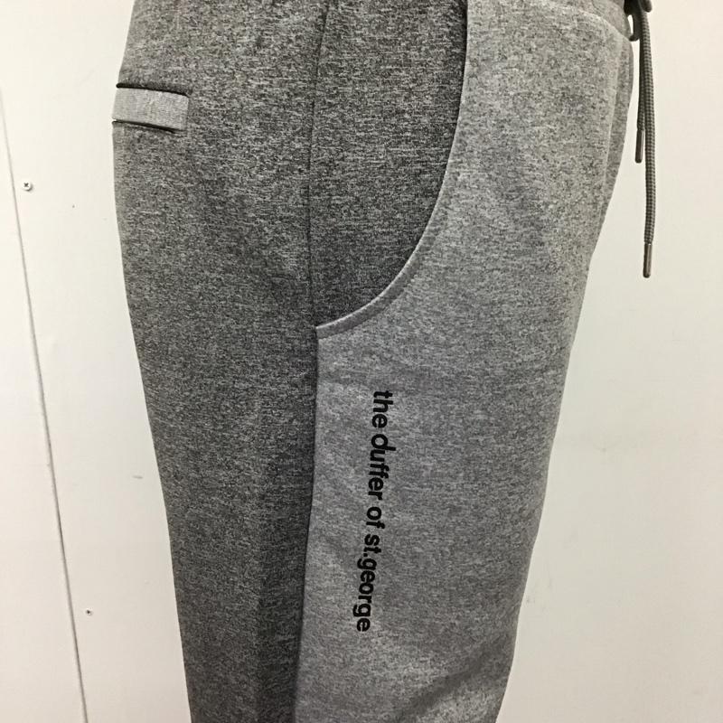 ダファー DUFFER ボトムス ボトムス 2トーン切替え イージージョガーパンツ P690J M ロゴ、文字 灰 / グレー / メンズ USED 古着 中古 10118133