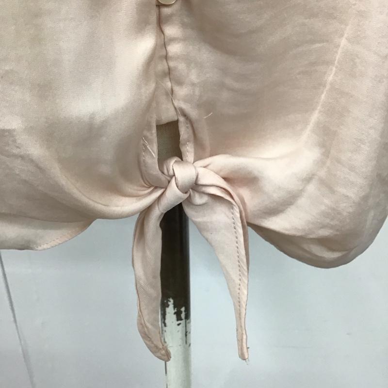 ザラ ZARA TRAFALUC トップス トップス ノースリーブ Vネック 前開き S 無地 桃 / ピンク / レディース USED 古着 中古 10114086