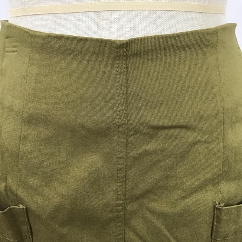 アイテムズ アーバンリサーチ ITEMS URBAN RESEARCH スカート ロングスカート IT24-25B003 トレッチポケットタイトスカート FREE 無地 カーキ / カーキ / レディース USED 古着 中古 10115898