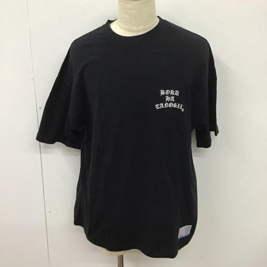 フリークスストア FREAK S STORE Tシャツ 半袖 半袖カットソー プリントTシャツ クルーネックカットソー L ロゴ、文字 黒 / ブラック /  メンズ USED 古着 中古 10113649