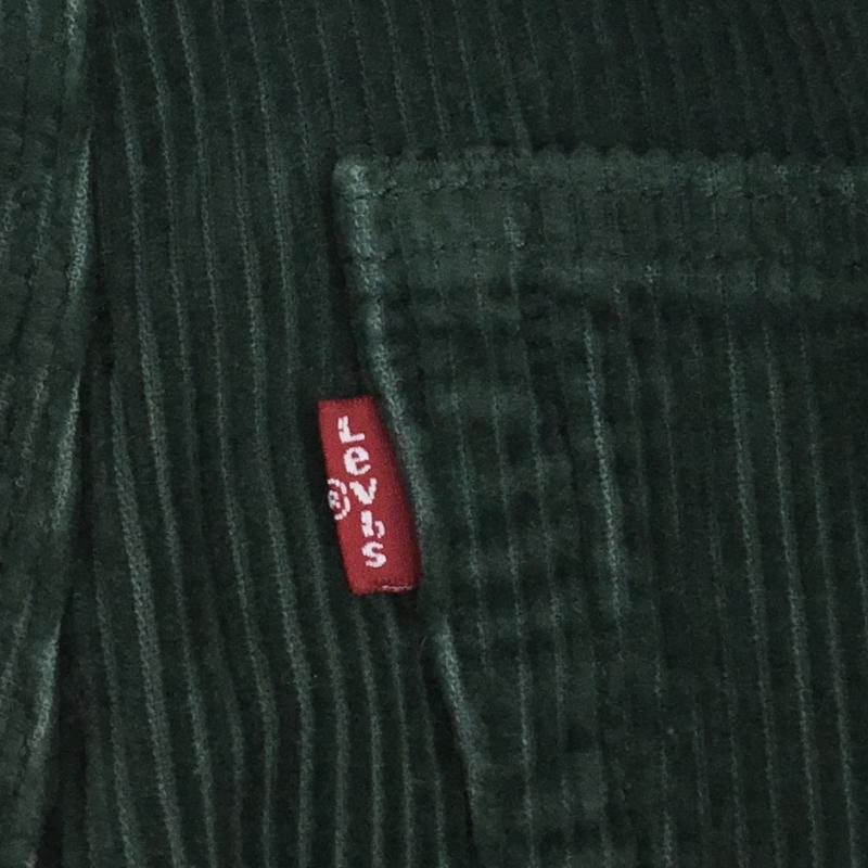 リーバイス Levi s パンツ ワークパンツ、ペインターパンツ コーデュロイパンツ 30インチ 無地 緑 / グリーン / メンズ USED 古着 中古 10138388