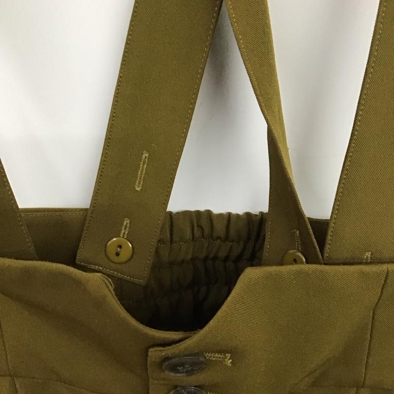 ムルーア MURUA ジャンパースカート ジャンパースカート S 無地 カーキ / カーキ / レディース USED 古着 中古 10130546
