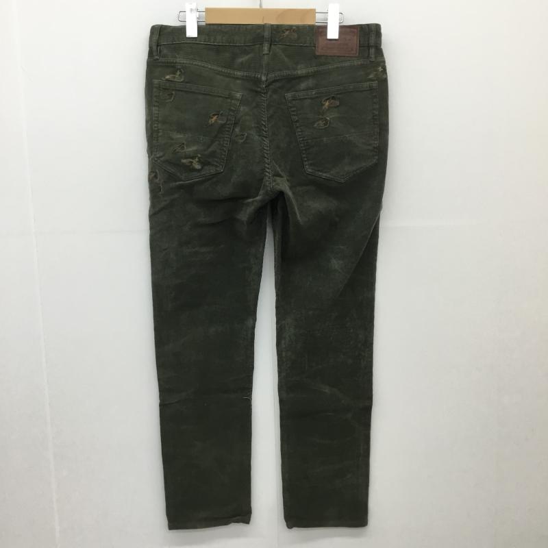 ポロラルフローレン POLO RALPH LAUREN ボトムス ボトムス コーデュロイパンツ 31インチ 刺繍 緑 / グリーン / メンズ USED 古着 中古 10107619