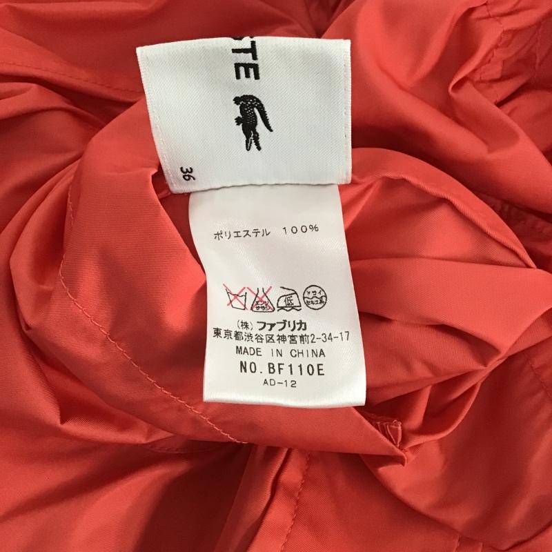 ラコステ LACOSTE コート コート一般 リバーシブル 36 無地 桃 / ピンク / レディース USED 古着 中古 10106107