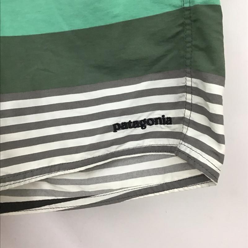 パタゴニア patagonia パンツ ショートパンツ 86621 スイムショーツ ショートパンツ ハーフパンツ 30インチ ボーダー柄 マルチカラー / マルチカラー / メンズ USED 古着 中古 10130814