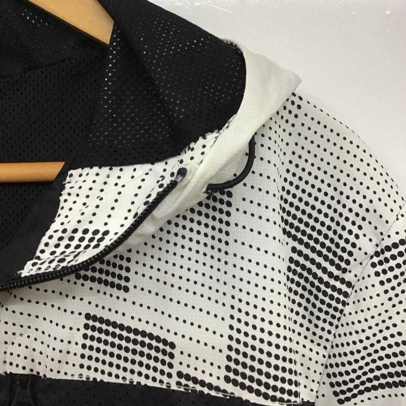 ナイキ NIKE ジャケット、上着 ジャンパー、ブルゾン 727578-100 ナイロンジャケット ジップアップパーカー アウター M ロゴ、文字 白 / ホワイト / X 黒 / ブラック / メンズ USED 古着 中古 10136728