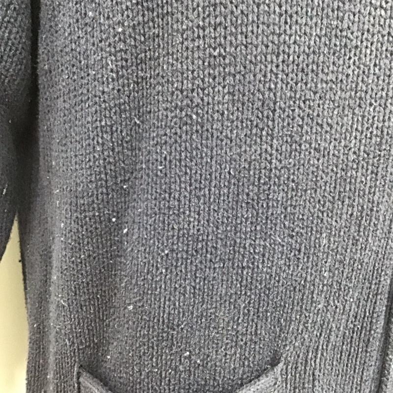 ポロバイラルフローレン Polo by RALPH LAUREN カーディガン 長袖 長袖ニットカーディガン リブニットカーディガン 前ボタン S ロゴ、文字 紺 / ネイビー / メンズ USED 古着 中古 10114978