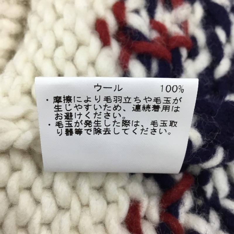 シップスカラーズ SHIPS COLORS ニット、セーター 長袖 長袖ニットカットソー ニット セーター クルーネックニット M 総柄 マルチカラー / マルチカラー /  メンズ USED 古着 中古 10113300