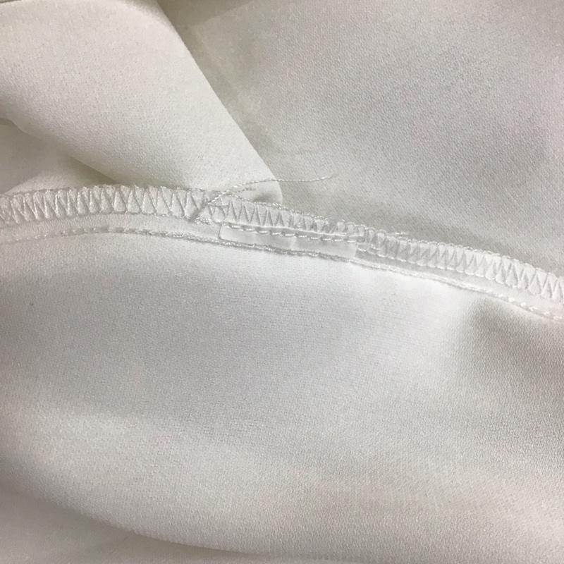 ザラベーシック ZARA BASIC シャツ、ブラウス 長袖 プルオーバー Vネック M 無地 白 / ホワイト / レディース USED 古着 中古 10113462