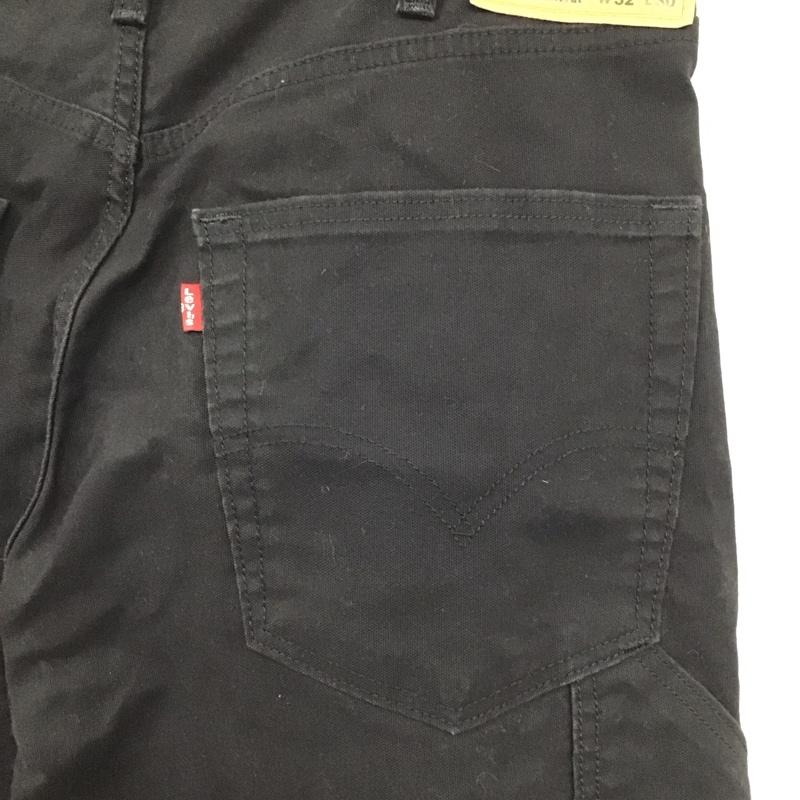 リーバイス Levi s パンツ ワークパンツ、ペインターパンツ 32インチ 無地 黒 / ブラック /  メンズ USED 古着 中古 10121902