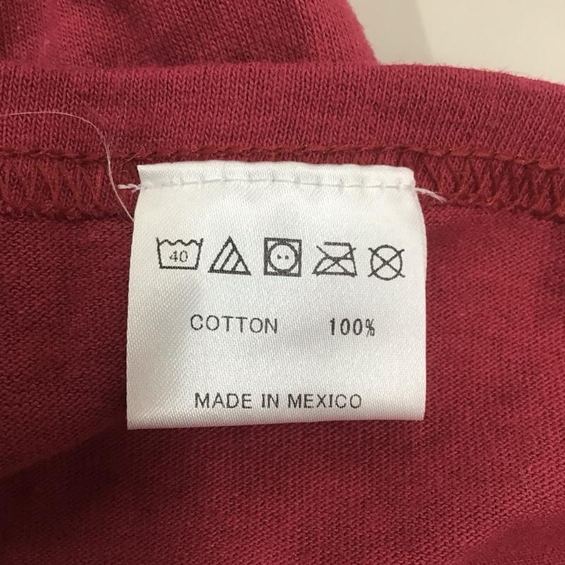 ラーキングクラス LURKING CLASS Tシャツ 半袖 半袖カットソー プリントTシャツ クルーネックカットソー L プリント えんじ / ワインレッド /  メンズ USED 古着 中古 10113197