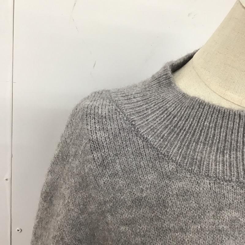 セレクトモカ select MOCA ニット、セーター 長袖 30001104-2 SON モックネック FREE 無地 灰 / グレー /  レディース USED 古着 中古 10109603