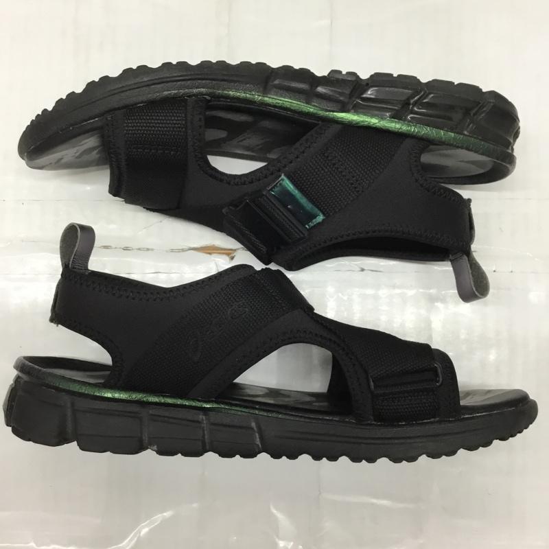 アシックス ASICS サンダル サンダル 1023A016 GEL-QUANTUM 90 SD スポーツサンダル 27cm 27.0cm ロゴ、文字 黒 / ブラック / メンズ USED 古着 中古 10120327