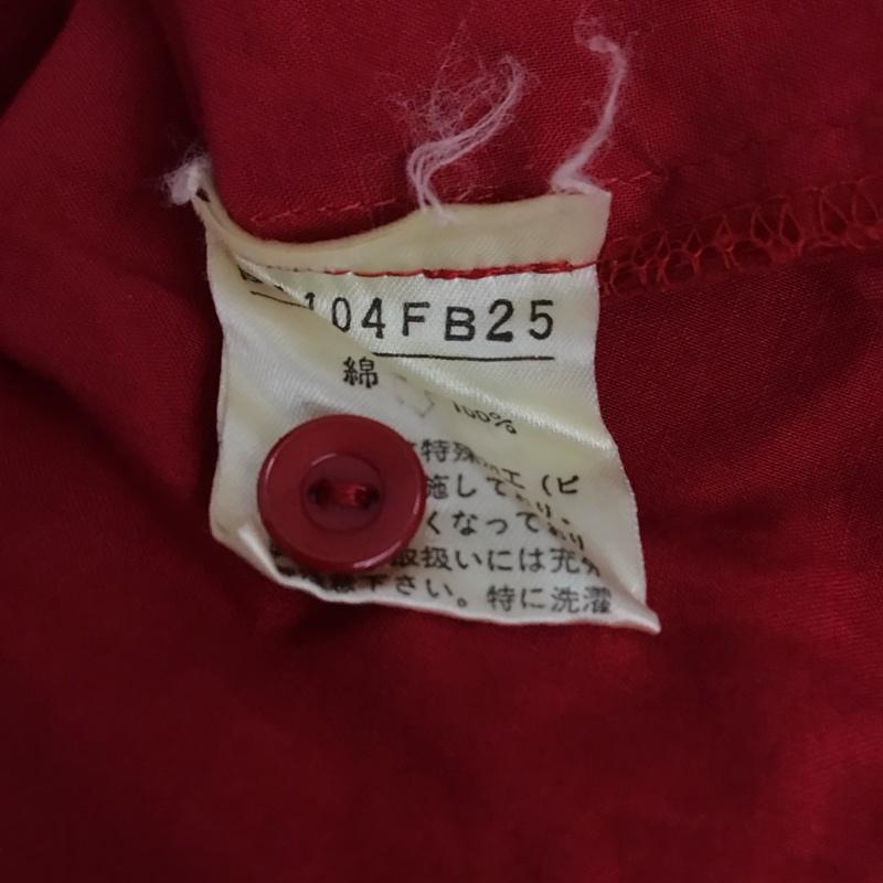 ピンクハウス PINK HOUSE シャツ、ブラウス 長袖 リボン 無地 赤 / レッド / レディース USED 古着 中古 10131793