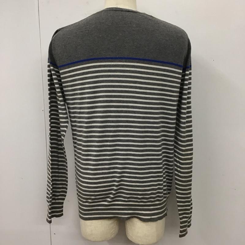 ユニフォームエクスペリメント uniform experiment カーディガン 長袖 長袖カーディガン 長袖カットソー ノーカラージャケット 前開カーディガン 3 ボーダー柄 マルチカラー / マルチカラー / メンズ USED 古着 中古 10114709