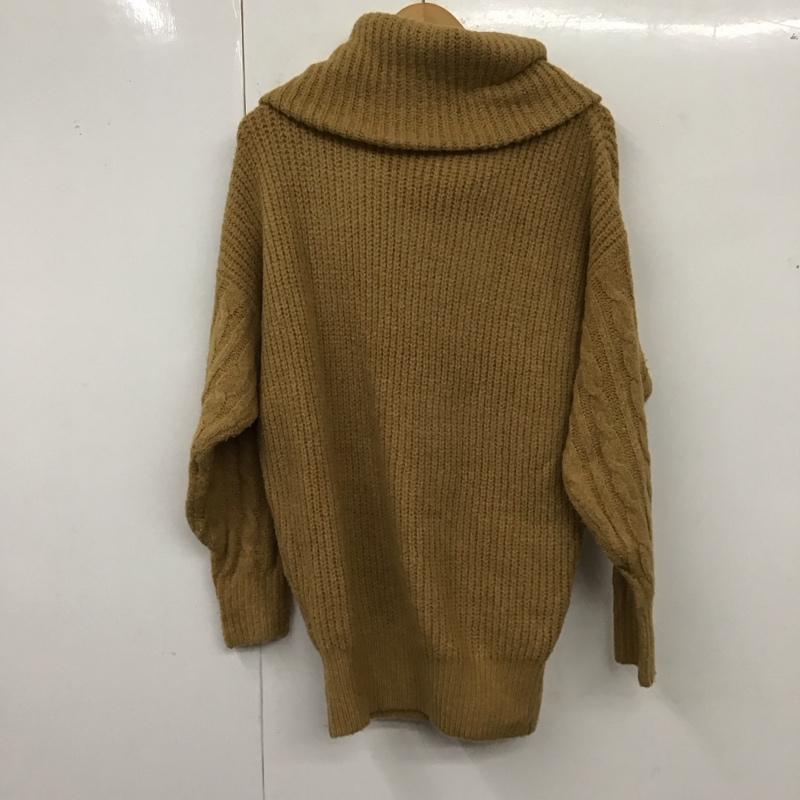 ヘザー Heather ニット、セーター 長袖 長袖ニットカットソー ニット セーター タートルネックニット FREE 無地 ベージュ / ベージュ / レディース USED 古着 中古 10119561