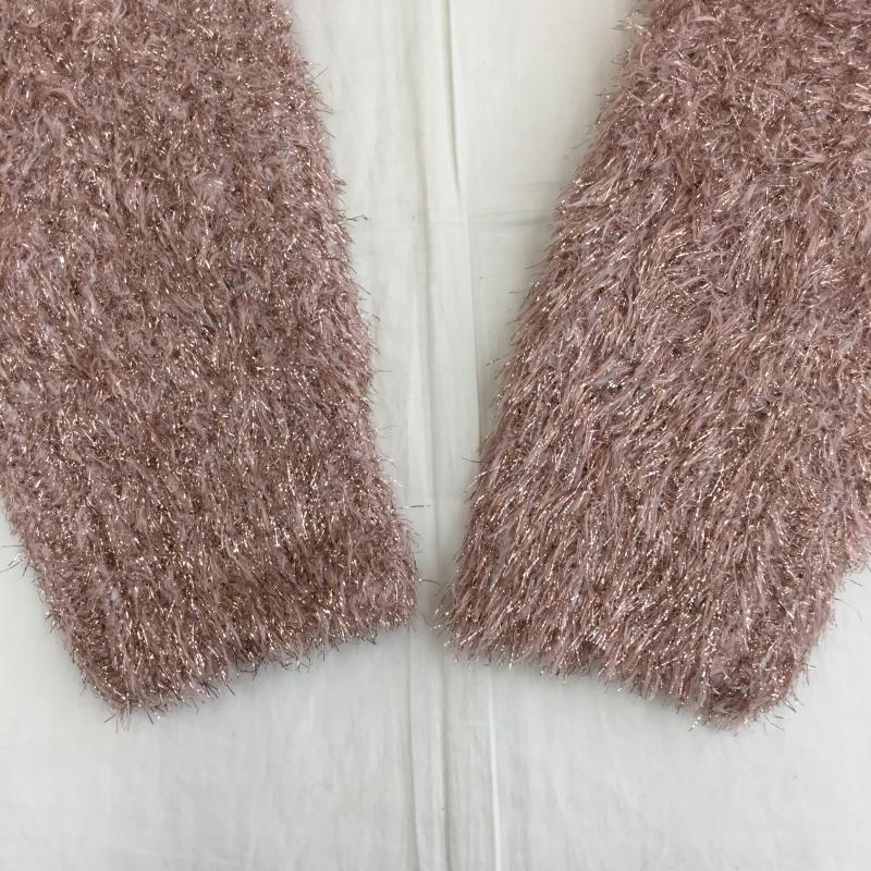 ジュエティ jouetie カーディガン 長袖 082452800301 M 無地 桃 / ピンク / レディース USED 古着 中古 10135117