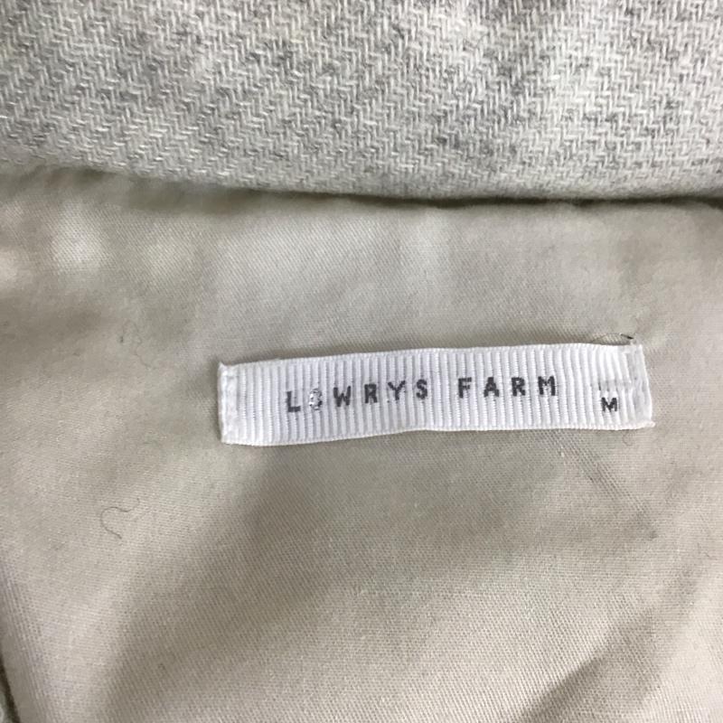 ローリーズファーム LOWRYS FARM ベスト ベスト ダウンベスト M 無地 オフホワイト / オフホワイト / レディース USED 古着 中古 10121171