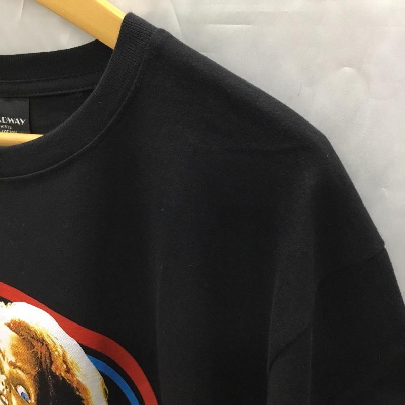 古着 USED Tシャツ 半袖 半袖カットソー プリントTシャツ クルーネックカットソー バンドTシャツ L プリント 黒 / ブラック / メンズ USED 古着 中古 10106918