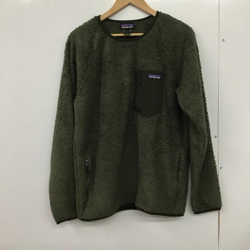 パタゴニア patagonia カットソー 長袖 25895fa20 長袖フリーストップス プルオーバー ラグラン L ロゴ、文字 カーキ / カーキ / メンズ USED 古着 中古 10132333