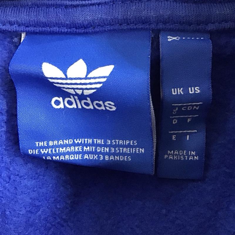 アディダスオリジナルス adidas originals パーカー 長袖 br4189 長袖パーカー プルオーバーパーカー 0 ロゴ、文字 青 / ブルー / メンズ USED 古着 中古 10131378