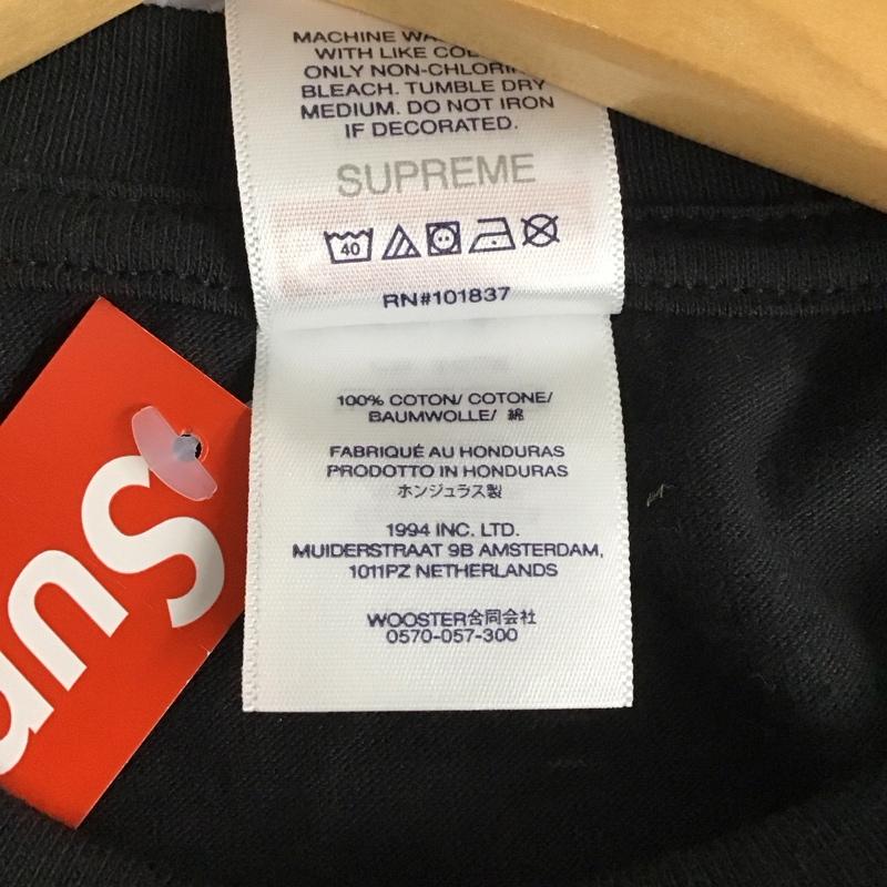 シュプリーム Supreme Tシャツ 半袖 Supreme Blood Tee L プリント 黒 / ブラック / メンズ USED 古着 中古 10128493