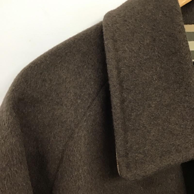 バーバリーロンドン Burberry London ジャケット、上着 ジャンパー、ブルゾン ロングコート カラージャケット アウター L 無地 茶 / ブラウン / メンズ USED 古着 中古 10137224