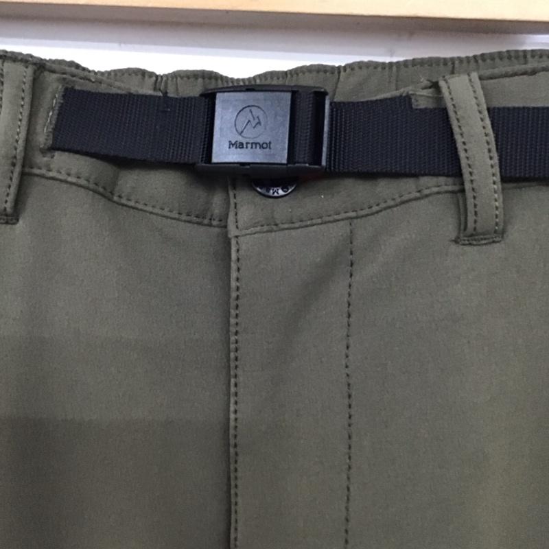 マーモット Marmot パンツ ワークパンツ、ペインターパンツ mjp-f0066 スポーツウェア ワイドパンツ カジュアルパンツ L 無地 カーキ / カーキ / メンズ USED 古着 中古 10119125