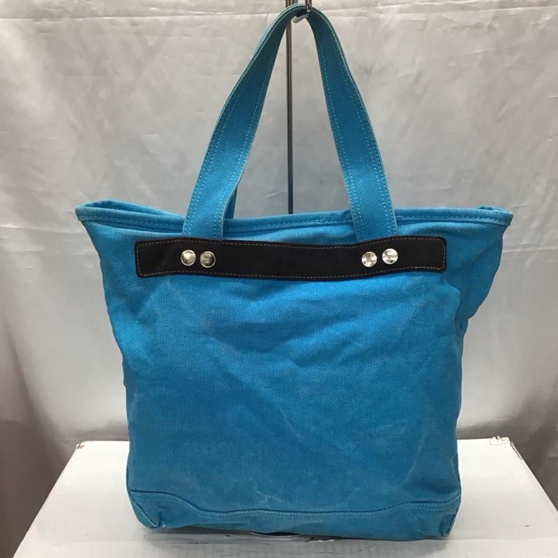 マークバイマークジェイコブス MARC by MARC JACOBS トートバッグ トートバッグ コットン ロゴ、文字 青 / ブルー / レディース USED 古着 中古 10115060