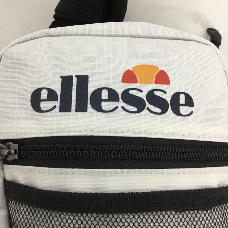 エレッセ ellesse ショルダーバッグ ショルダーバッグ EB7011 ショルダーポーチ タグ付き FREE ロゴ、文字 白 / ホワイト / メンズ USED 古着 中古 10128556
