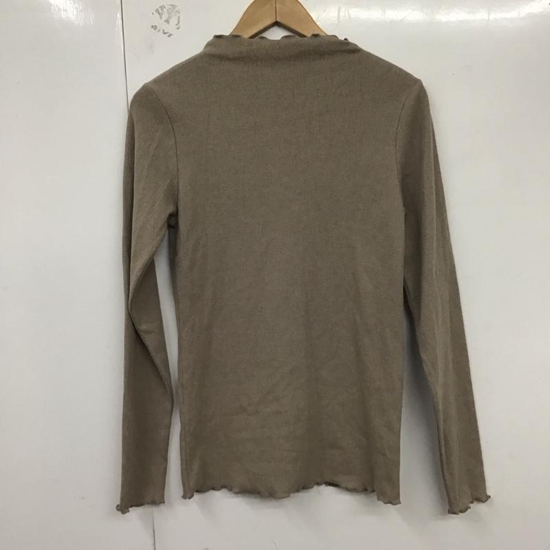 フリークスストア FREAK S STORE カットソー 長袖 長袖カットソー 無地カットソー ストレッチ FREE 無地 茶 / ブラウン / レディース USED 古着 中古 10128965