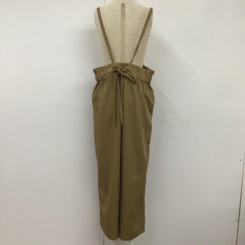 チャオパニック CIAOPANIC ボトムス ボトムス 303833 サスペンダー付きパンツ ワイドパンツ FREE 無地 ベージュ / ベージュ / レディース USED 古着 中古 10108402
